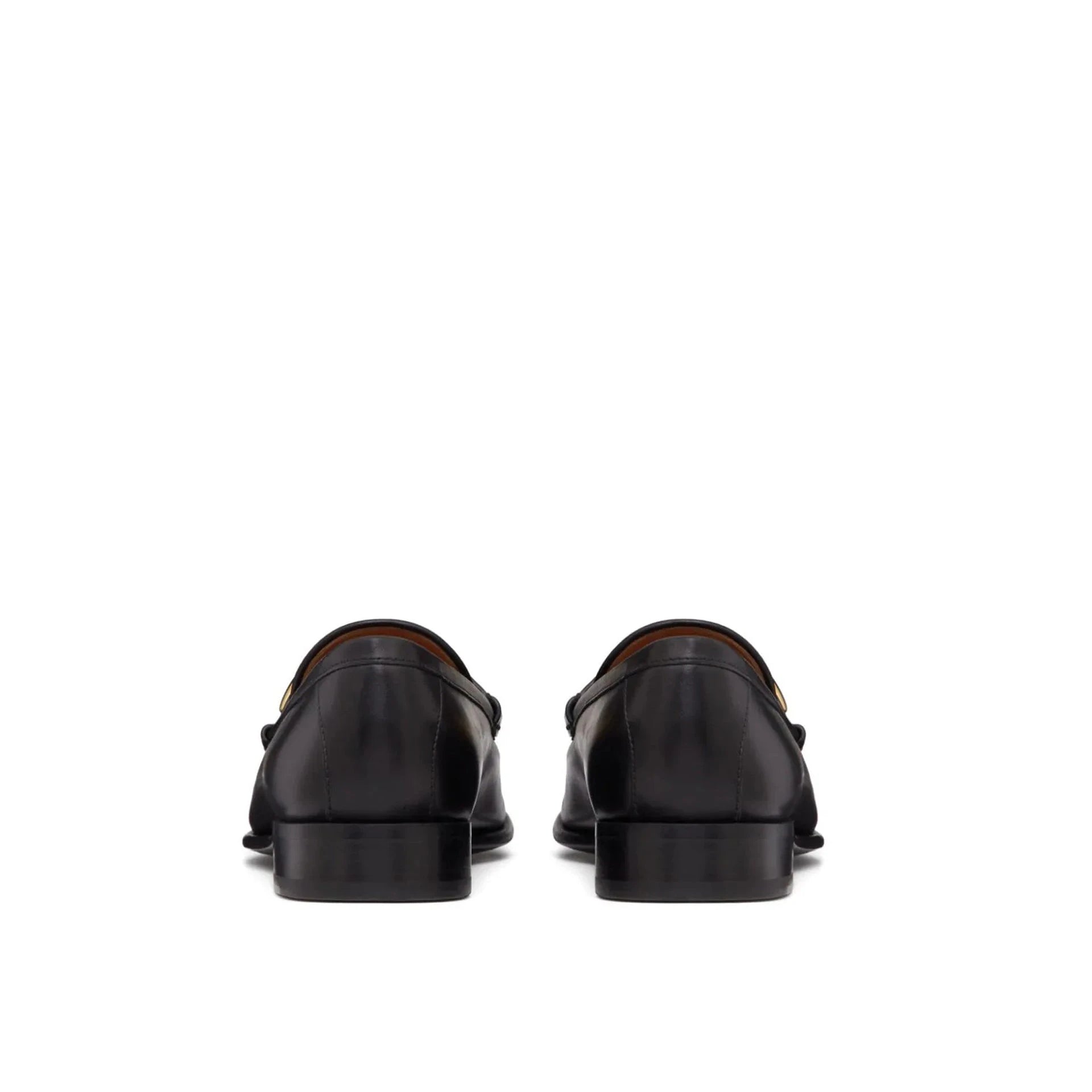 Valentino Garavani V-Logo Moon Leather Loafers