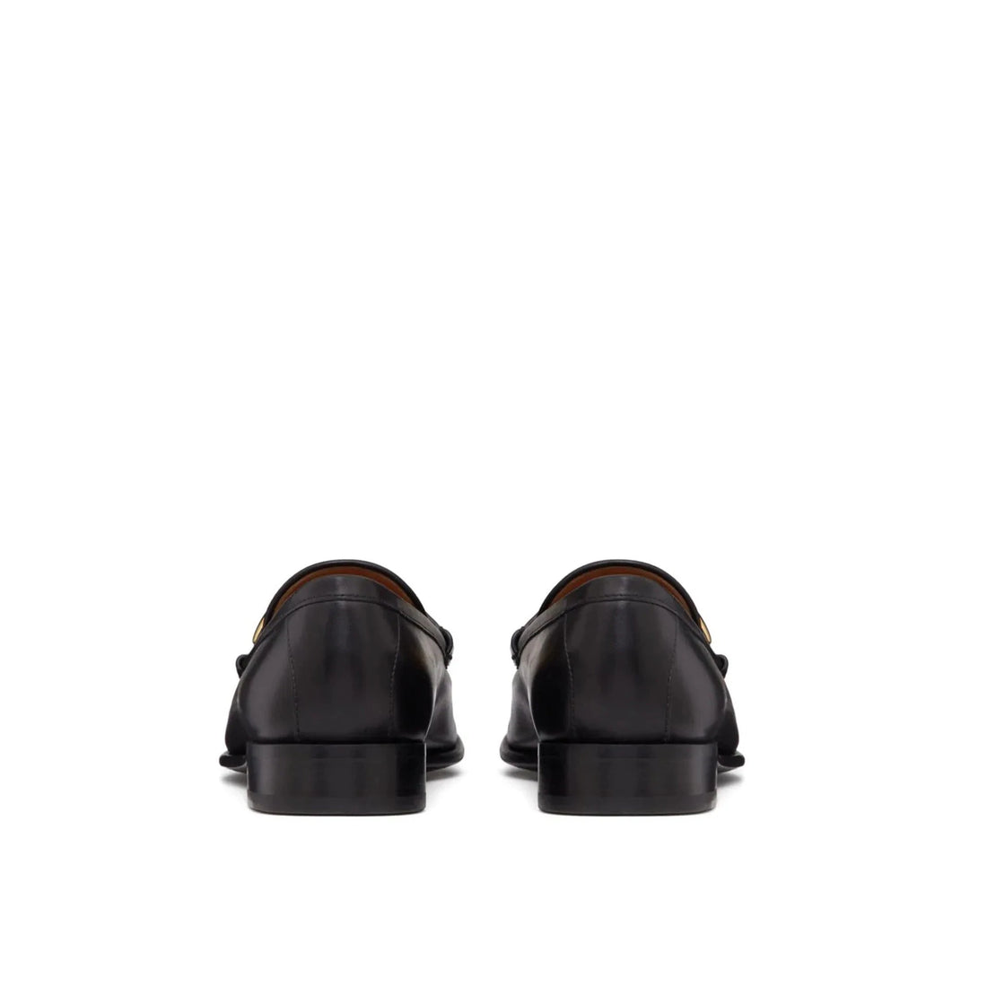 Valentino Garavani V-Logo Moon Leather Loafers