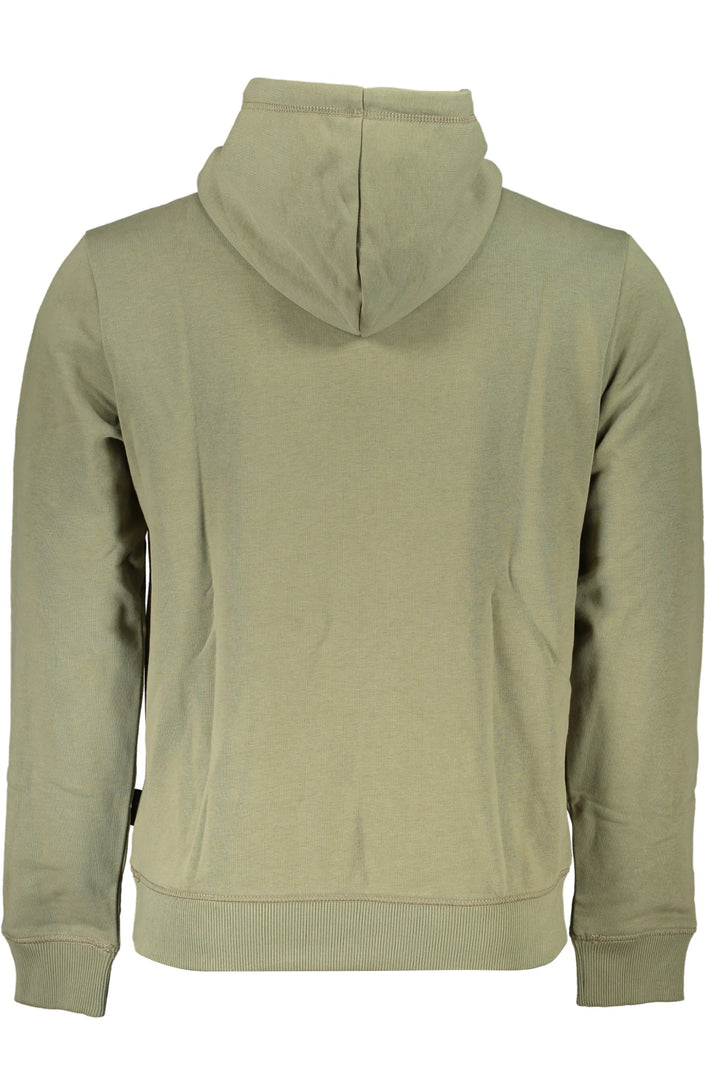 NAPAPIJRI GREEN MEN&#39;S ZIPLESS SWEATSHIRT