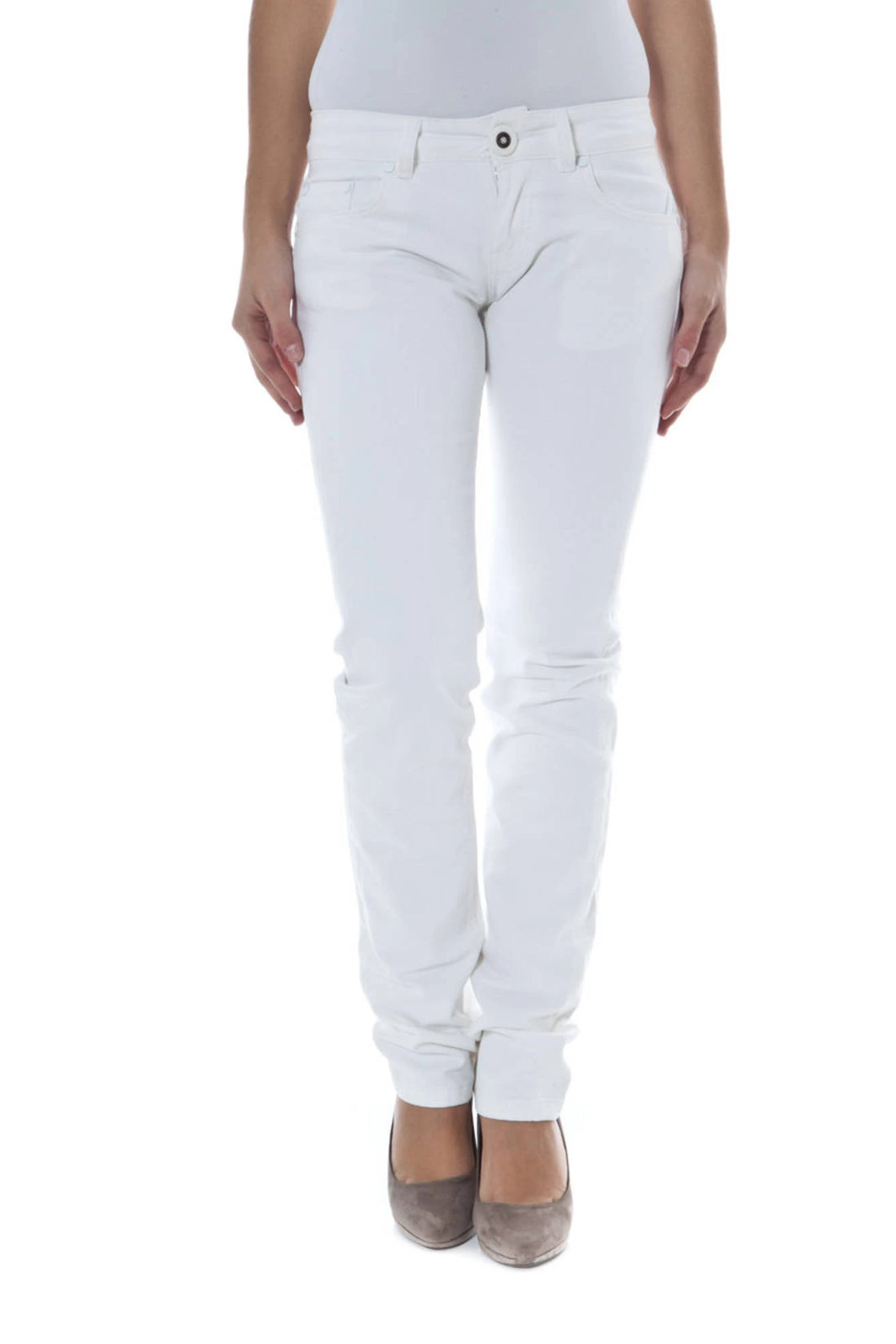 PHARD WHITE WOMAN TROUSERS
