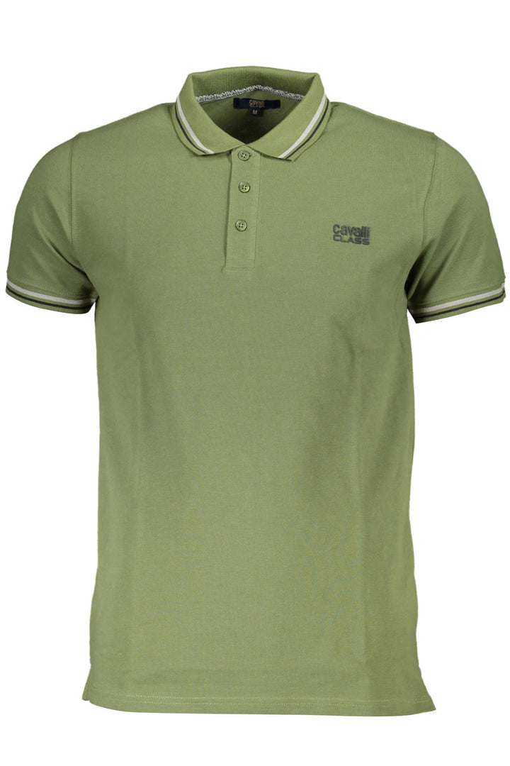 CAVALLI CLASS POLO SHORT SLEEVES MEN GREEN