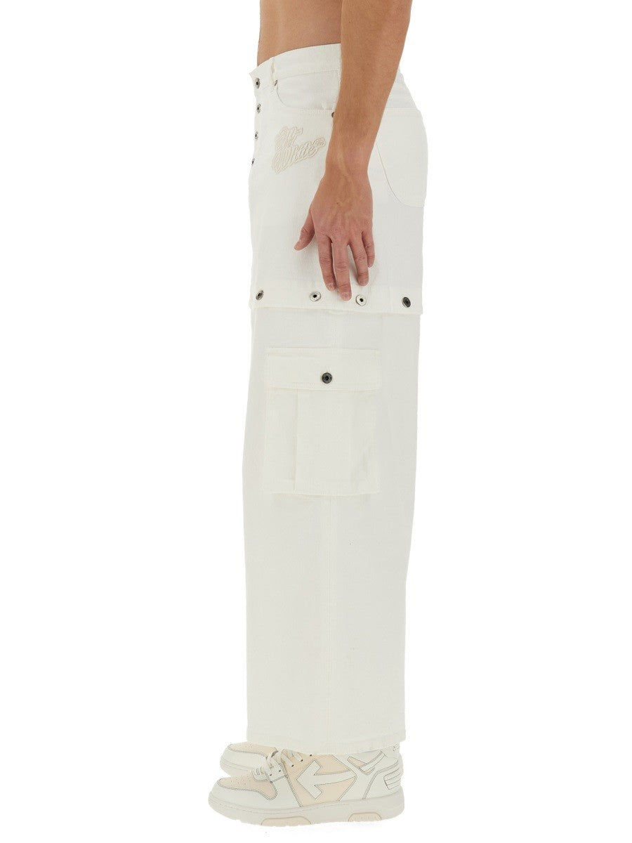 Off-white 90'S SUPER BAGGY JEANS