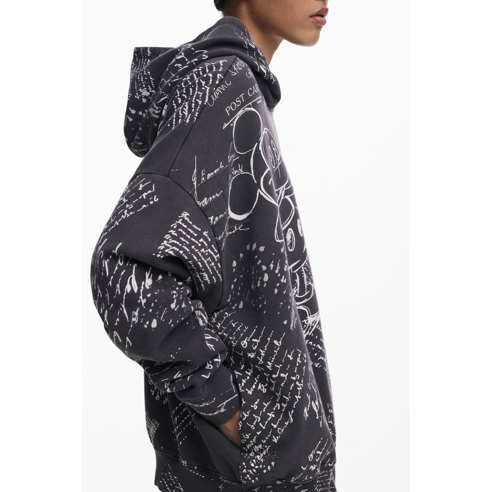 Desigual Black Cotton Sweater