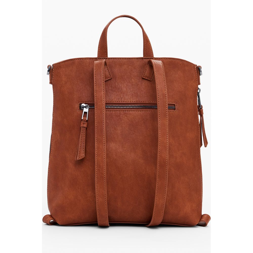 Desigual Brown Polyethylene Backpack