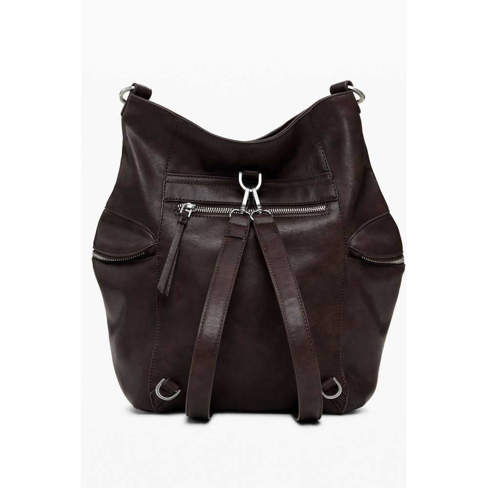 Desigual Brown Polyethylene Backpack