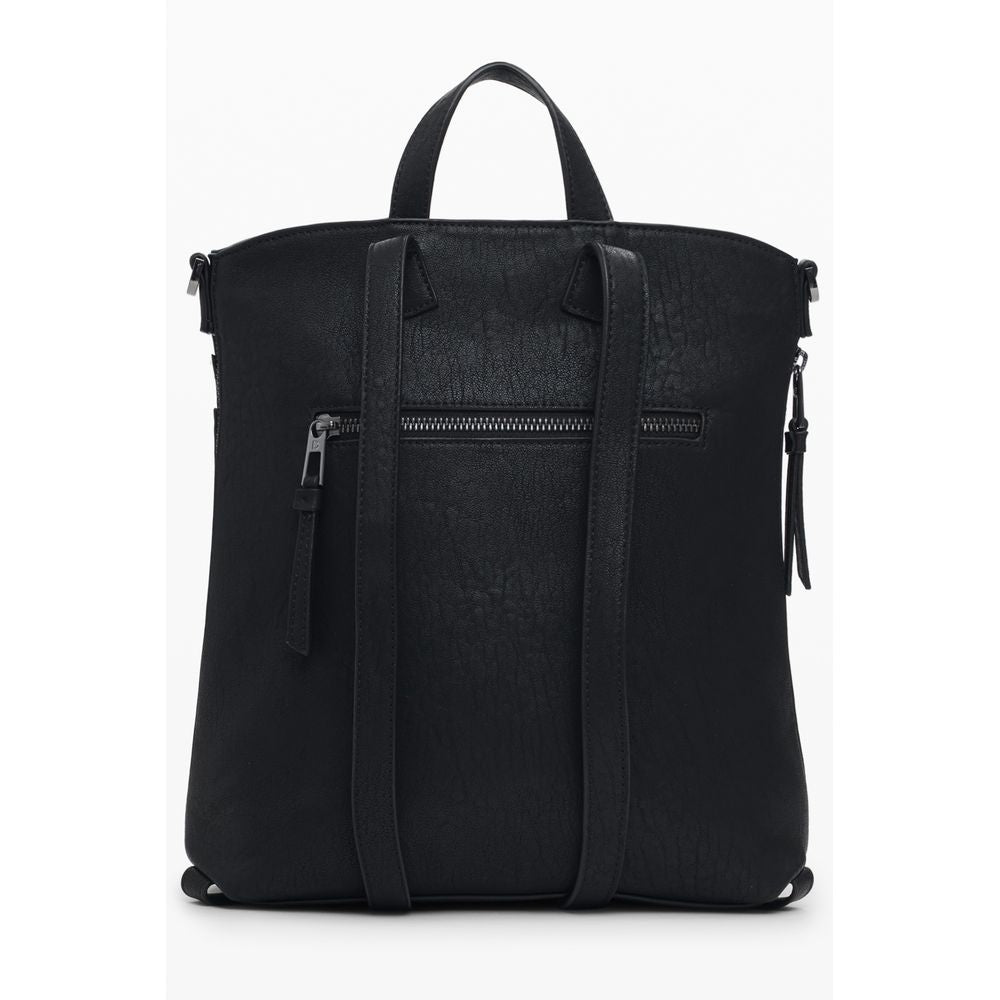 Desigual Black Polyethylene Backpack