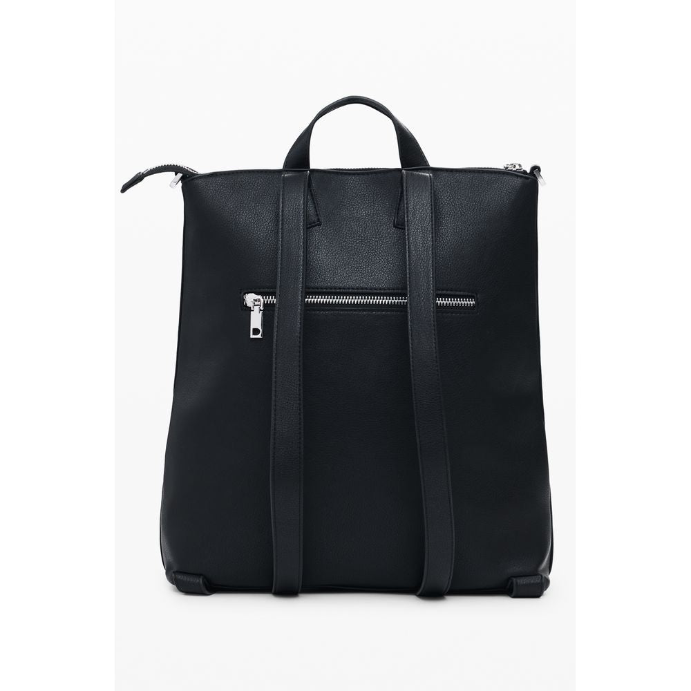 Desigual Black Polyethylene Backpack