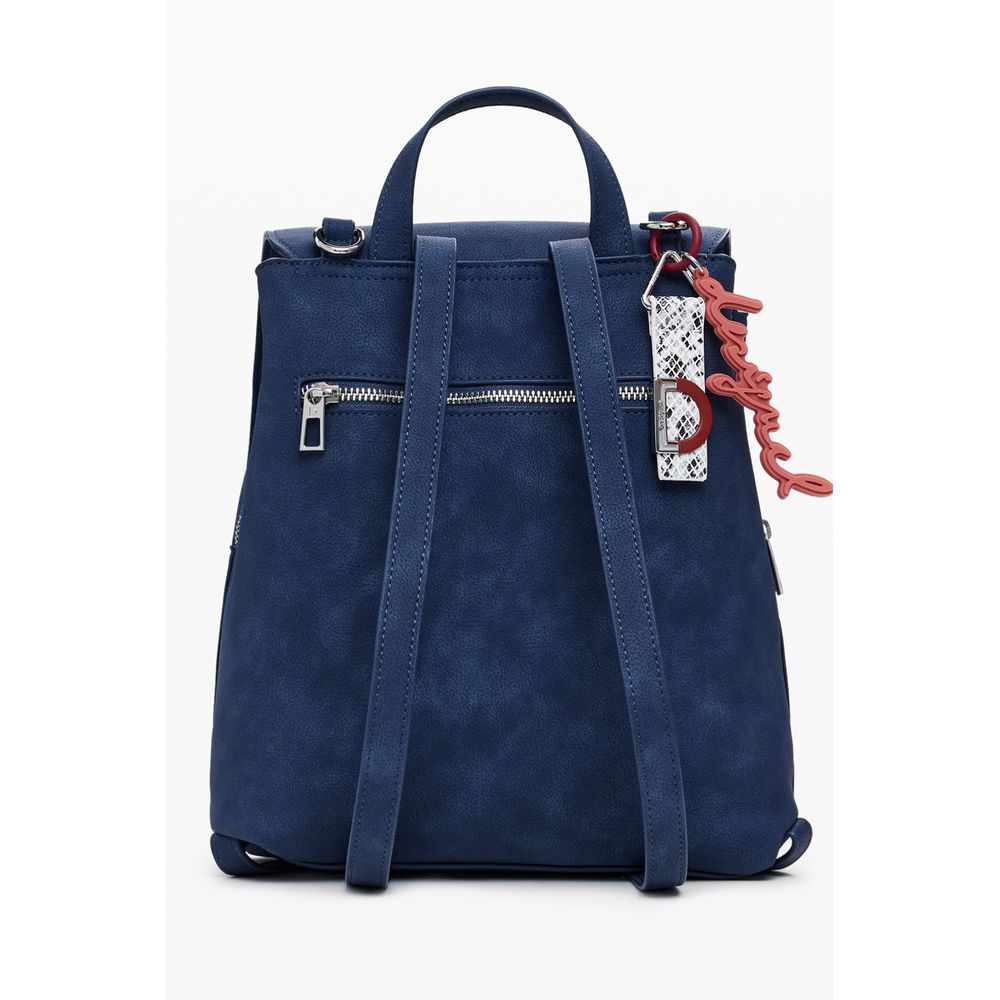 Desigual Blue Polyethylene Backpack