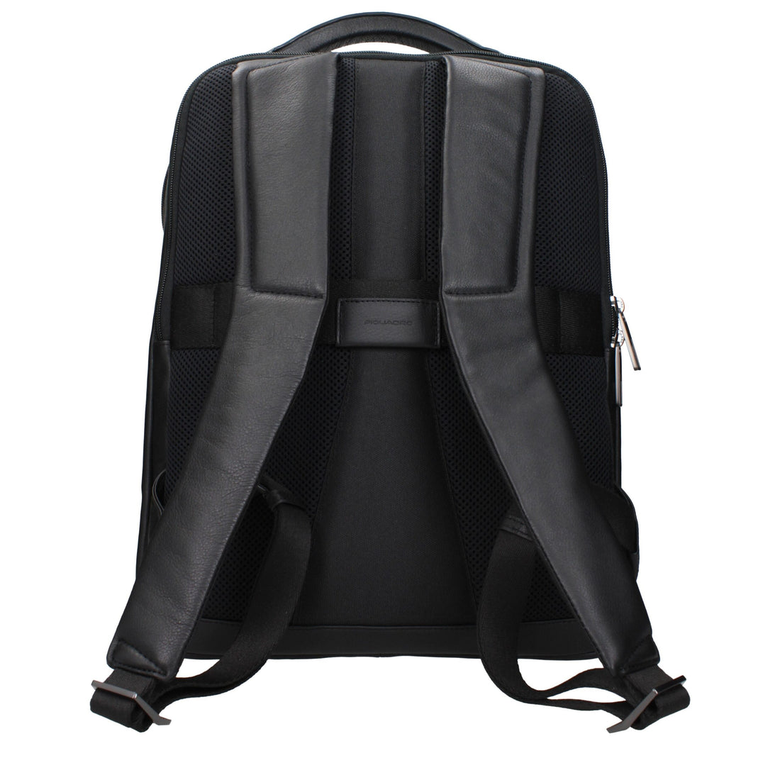Piquadro Black Leather Backpack