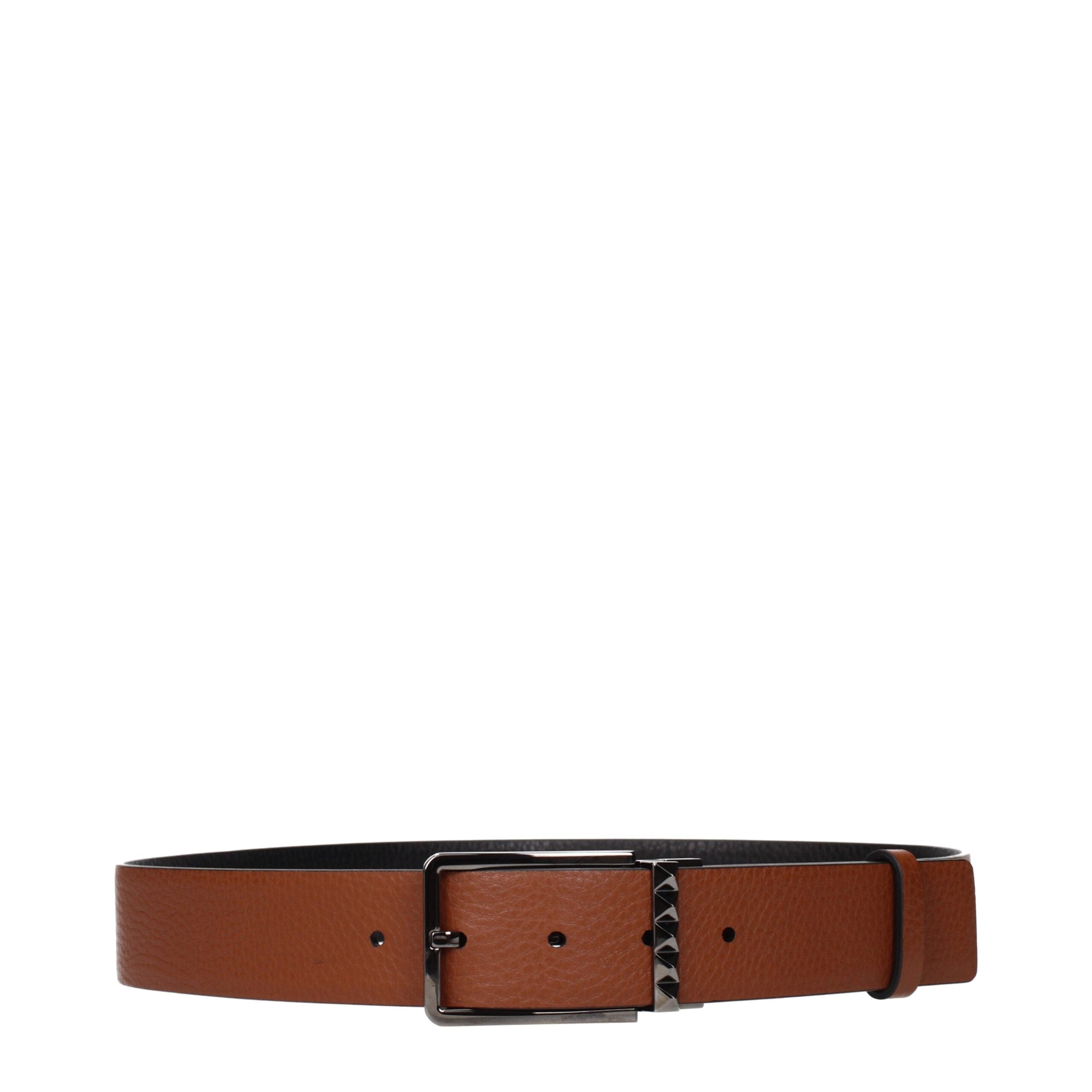 Valentino Garavani Black Leather Belts