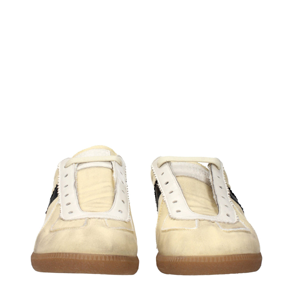 Maison Margiela Beige Fabric Chunky Sneakers