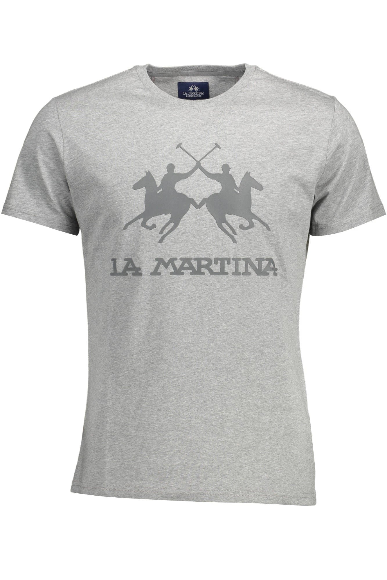 LA MARTINA SHORT SLEEVE T-SHIRT MEN GREY