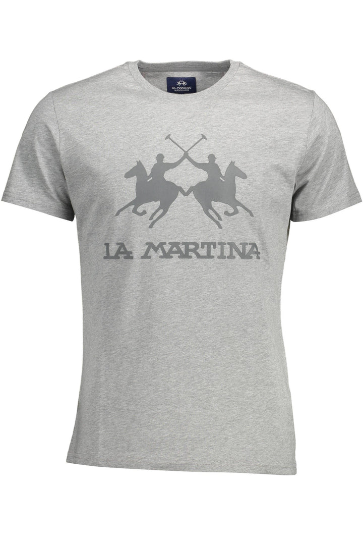 LA MARTINA SHORT SLEEVE T-SHIRT MEN GREY