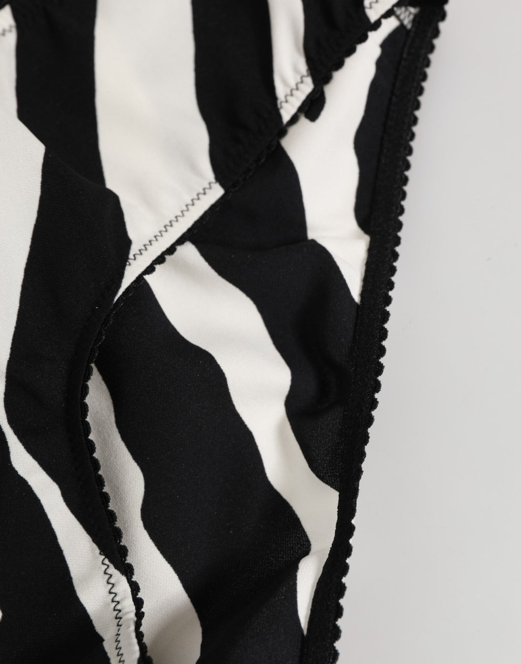 Sous-vêtements slips Dolce &amp; Gabbana à imprimé zèbre noir et blanc