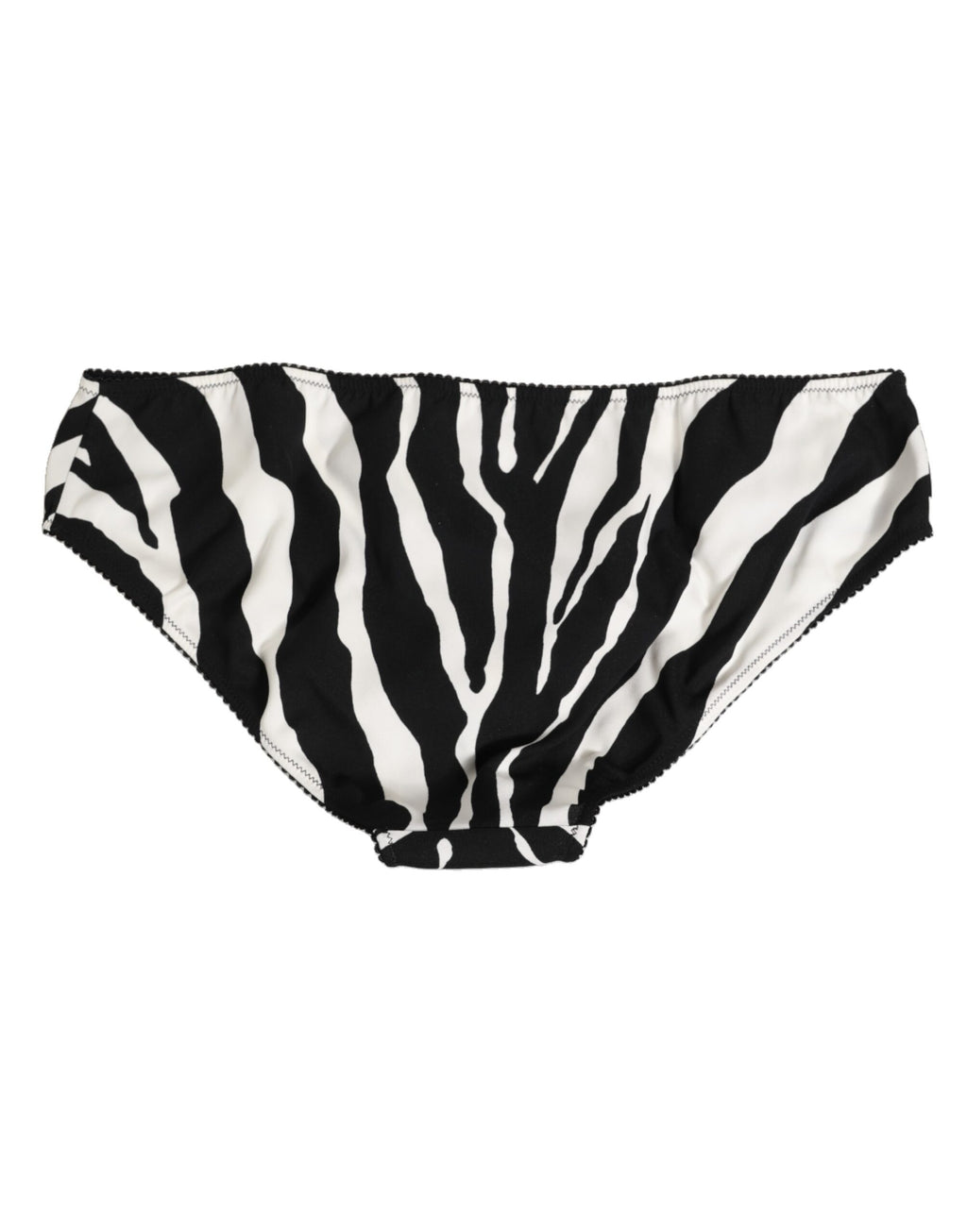 Sous-vêtements slips Dolce &amp; Gabbana à imprimé zèbre noir et blanc