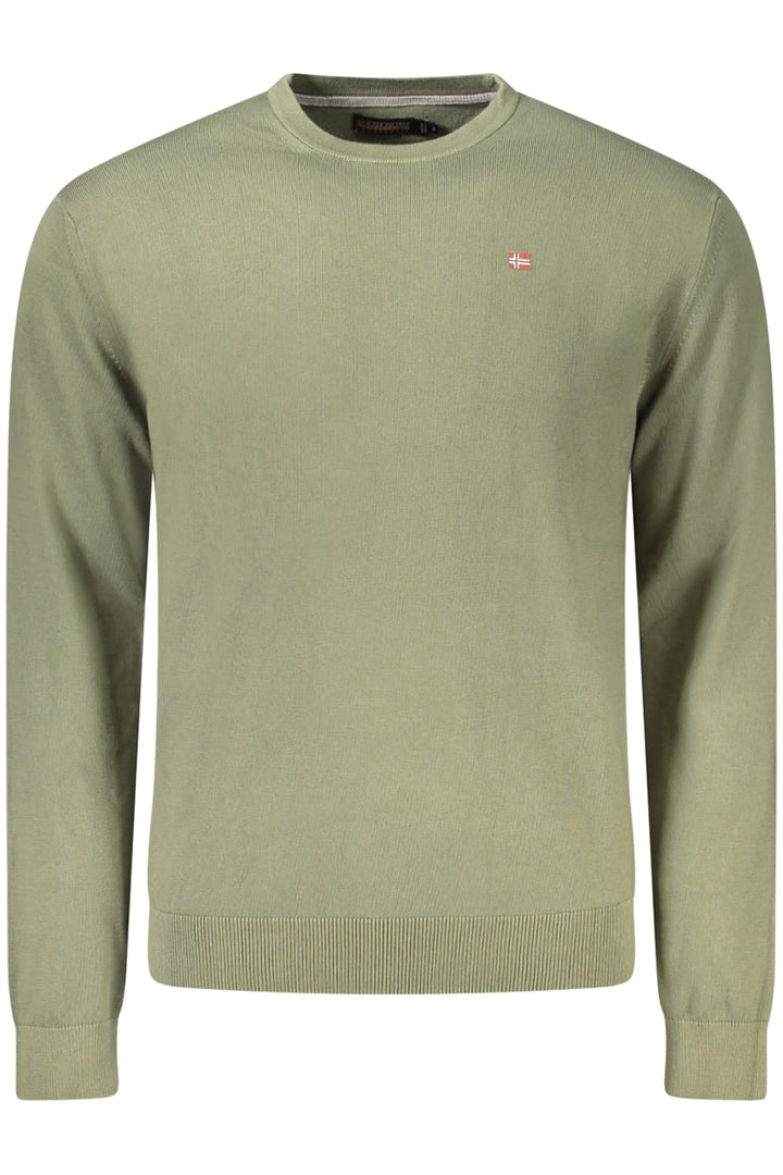 NAPAPIJRI MEN&#39;S GREEN SWEATER