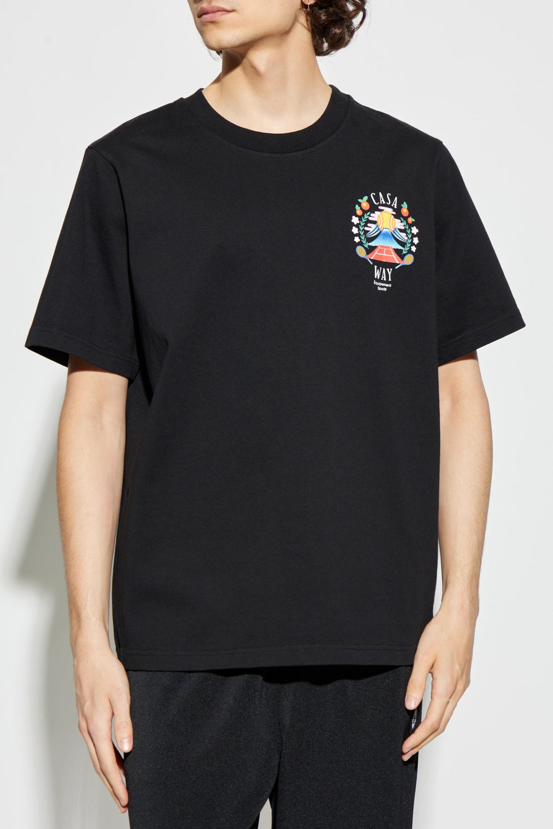 Casablanca T-shirt & Top Black Man