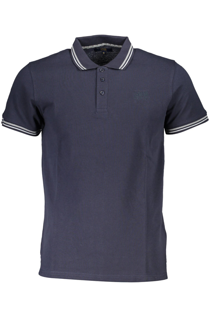 CAVALLI CLASS POLO SHORT SLEEVE MEN BLUE