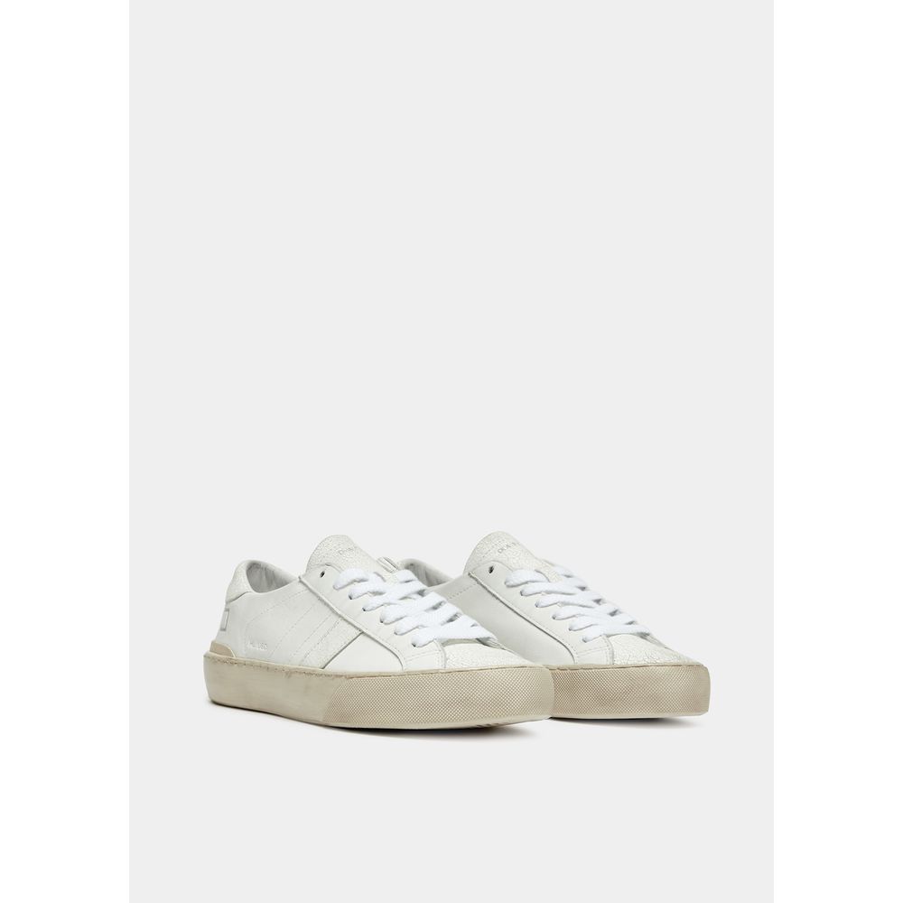 DATE Sneaker aus weißem Leder