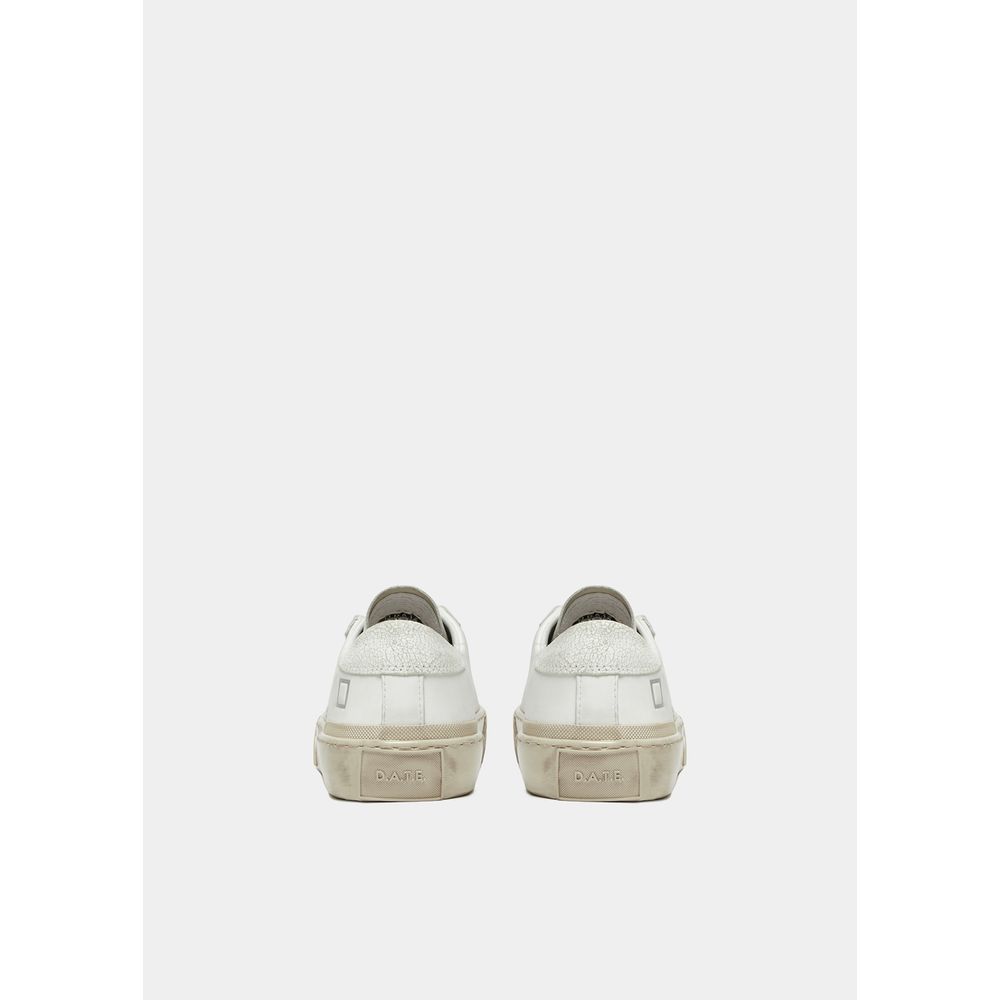 DATE Sneaker aus weißem Leder