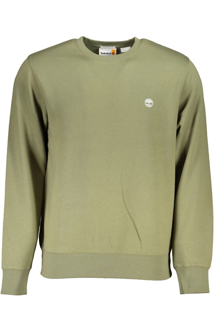 TIMBERLAND GREEN MEN&#39;S ZIPLESS SWEATSHIRT