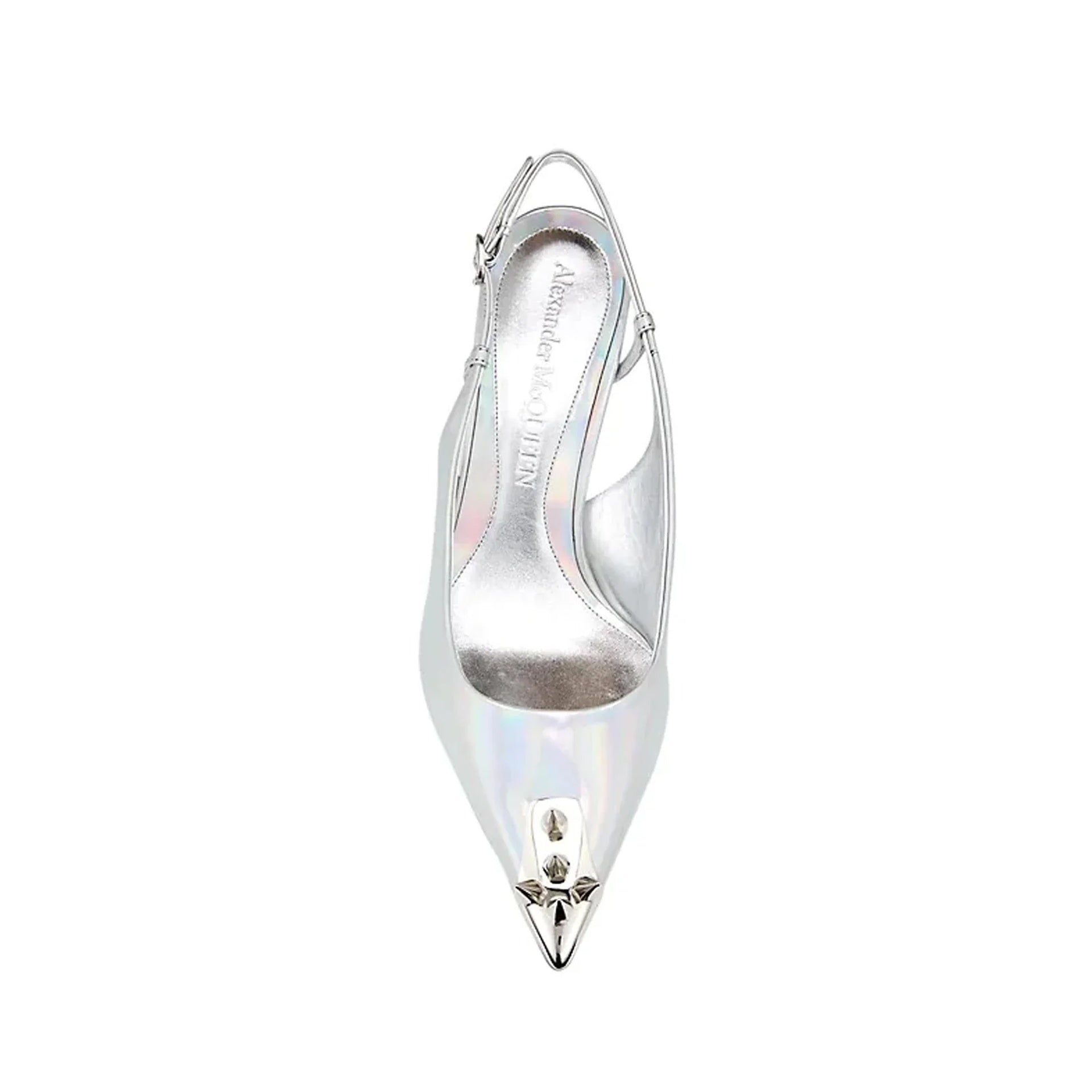 Alexander McQueen Punk Studs Slingback Pumps