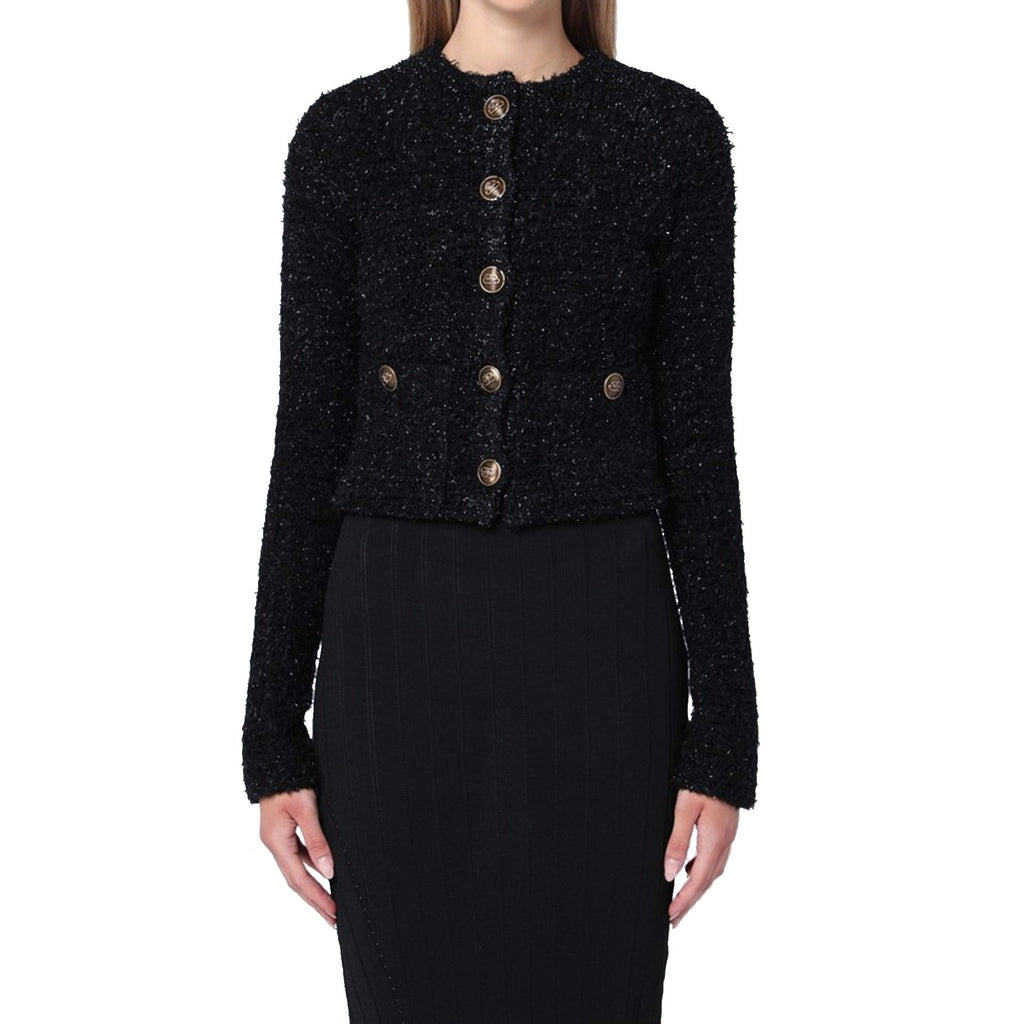 Balenciaga Crop Bouclé Cardigan – Siebentaschen