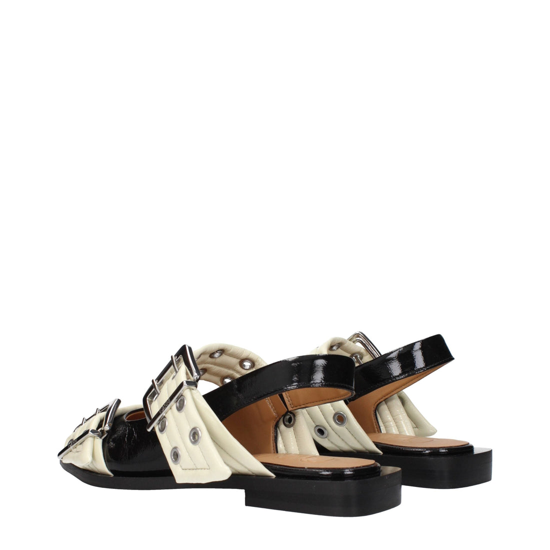 Ganni Black Polyethylene Sandals