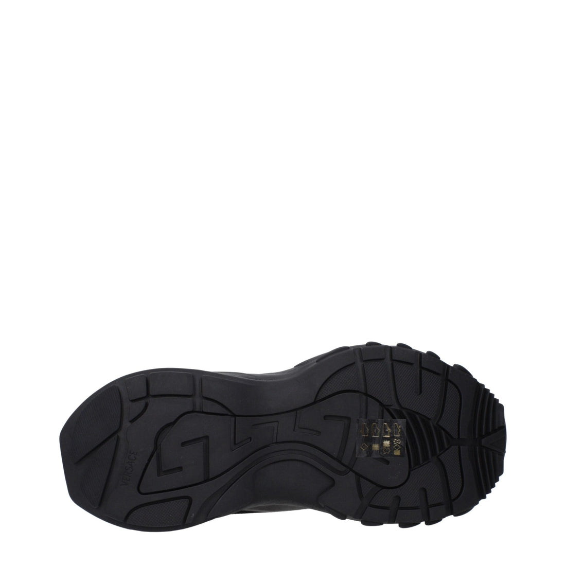 Versace Black Fabric Athletic Sneakers