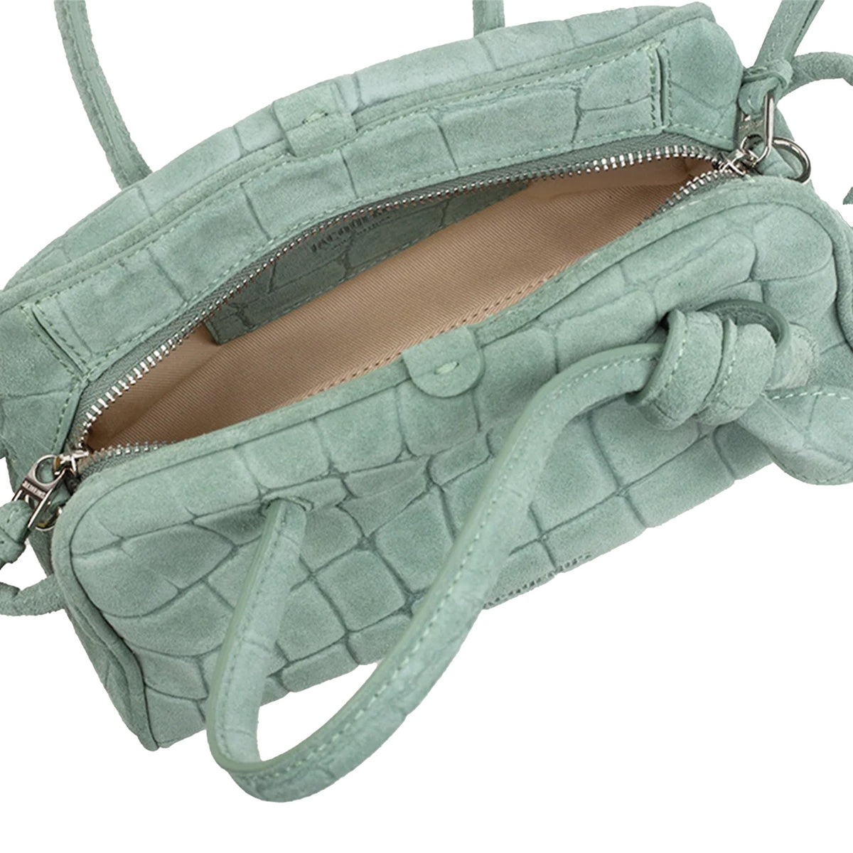 Jacquemus Le Petit Turismo Croco Bag