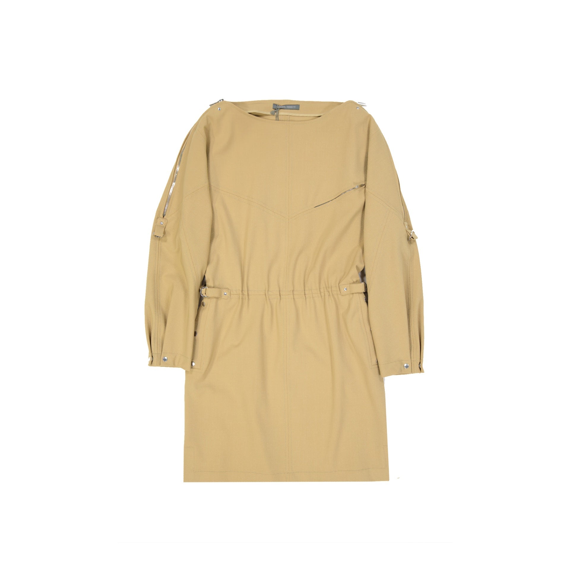 Alberta Ferretti Wool Blend Mini Dress - WOMEN CLOTHING - ALBERTA FERRETTI - Tluxy New