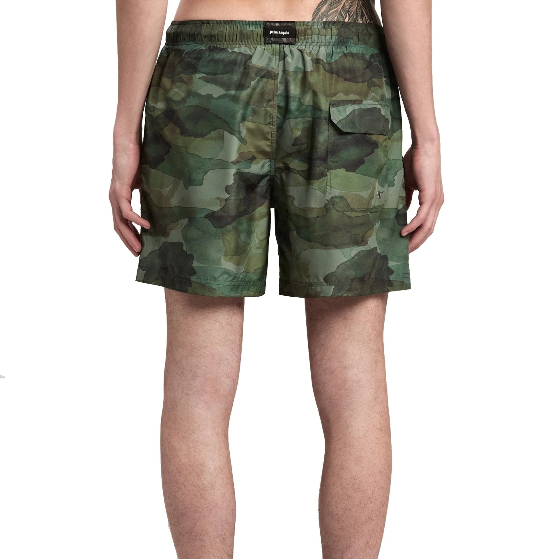 Palm Angels Camouflage Swim Shorts