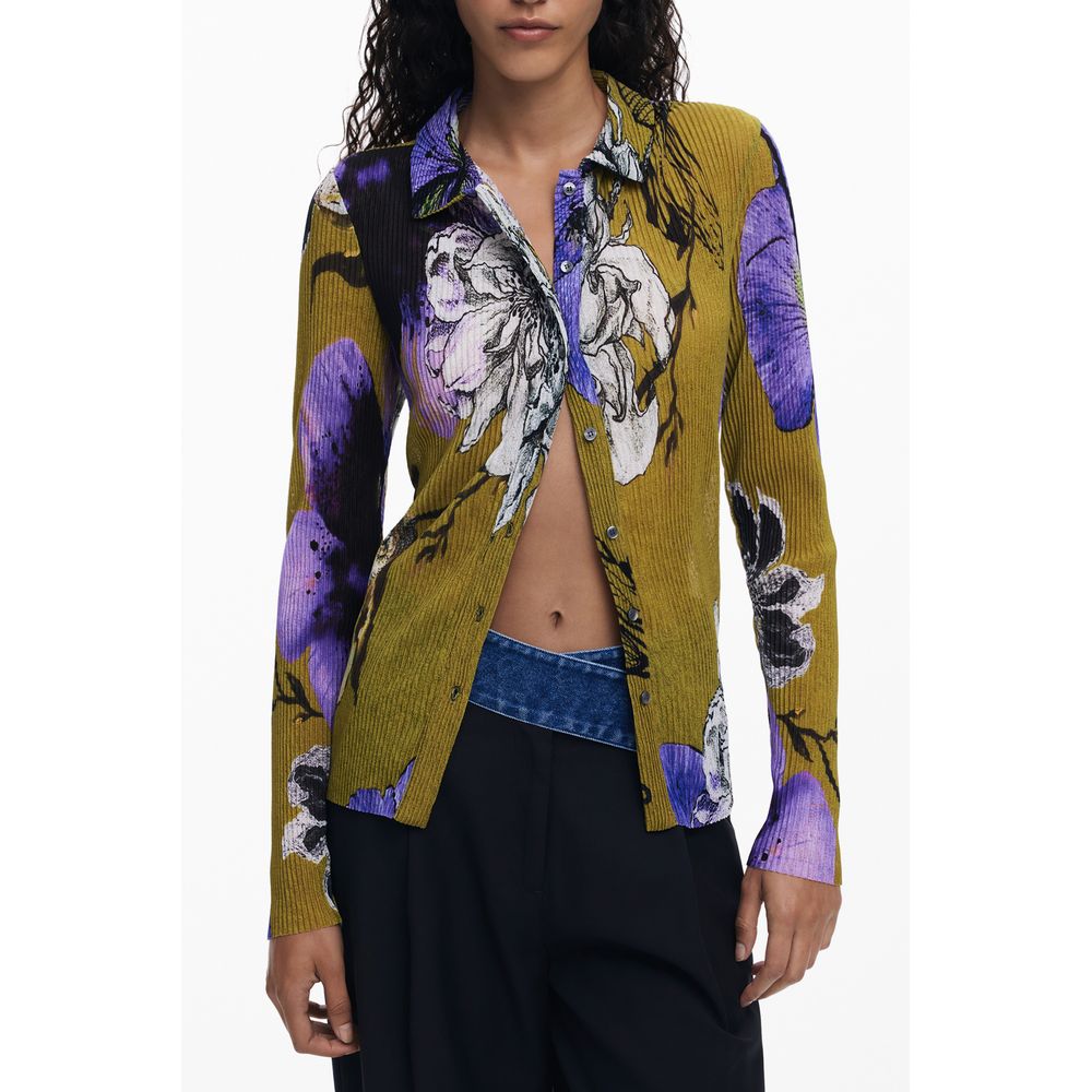 Chemise femme Desigual en polyester vert