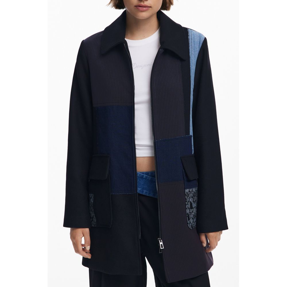 Veste en coton noir Desigual pour femme