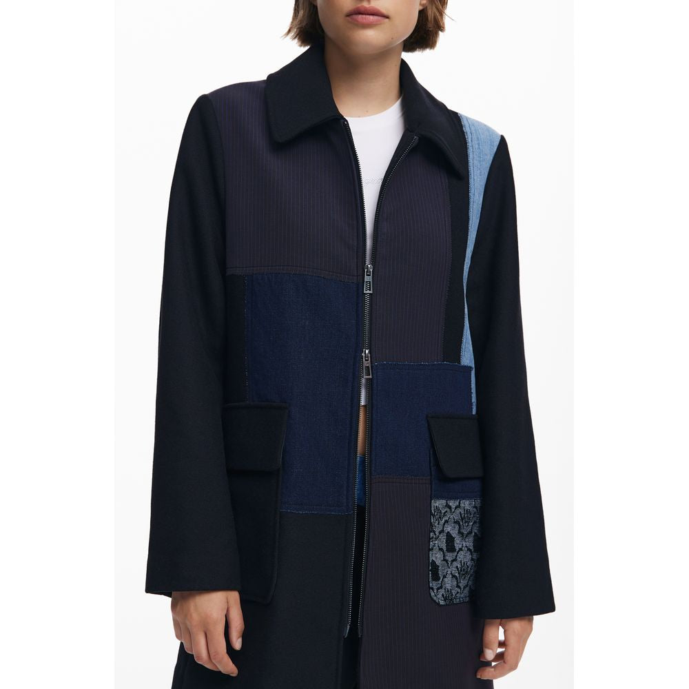 Veste en coton noir Desigual pour femme