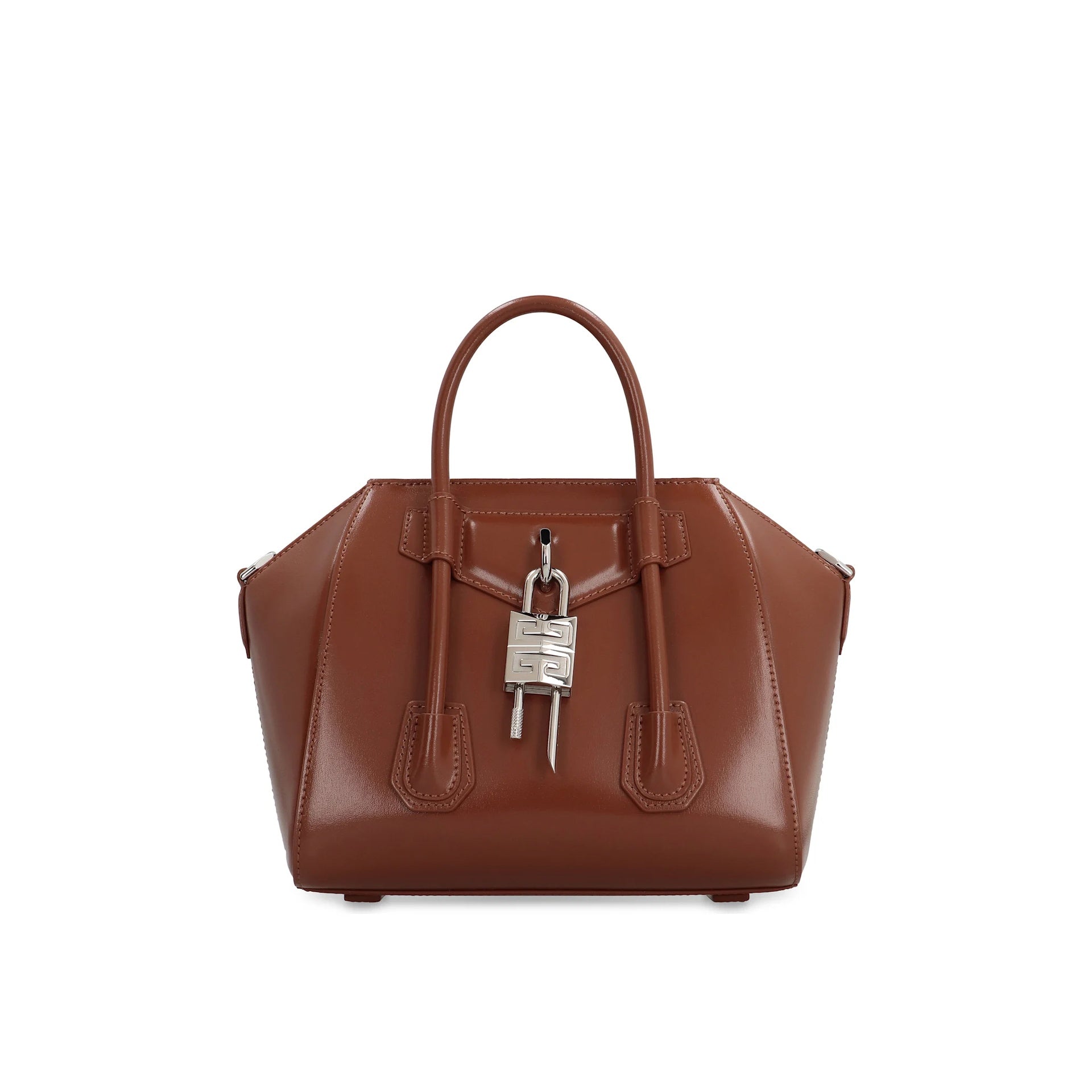 Givenchy Antigona Lock Mini Leather Handbag