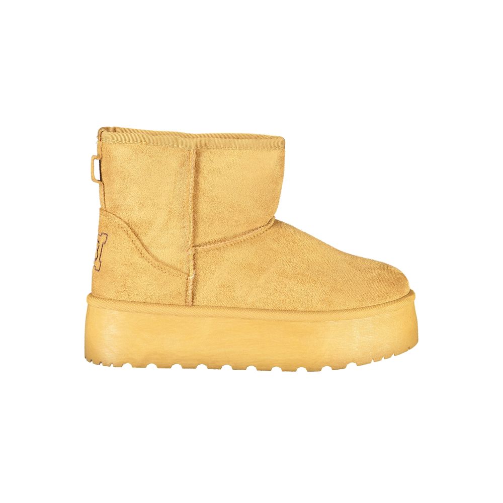 Laura Biagiotti Brown Polyester Women Boot