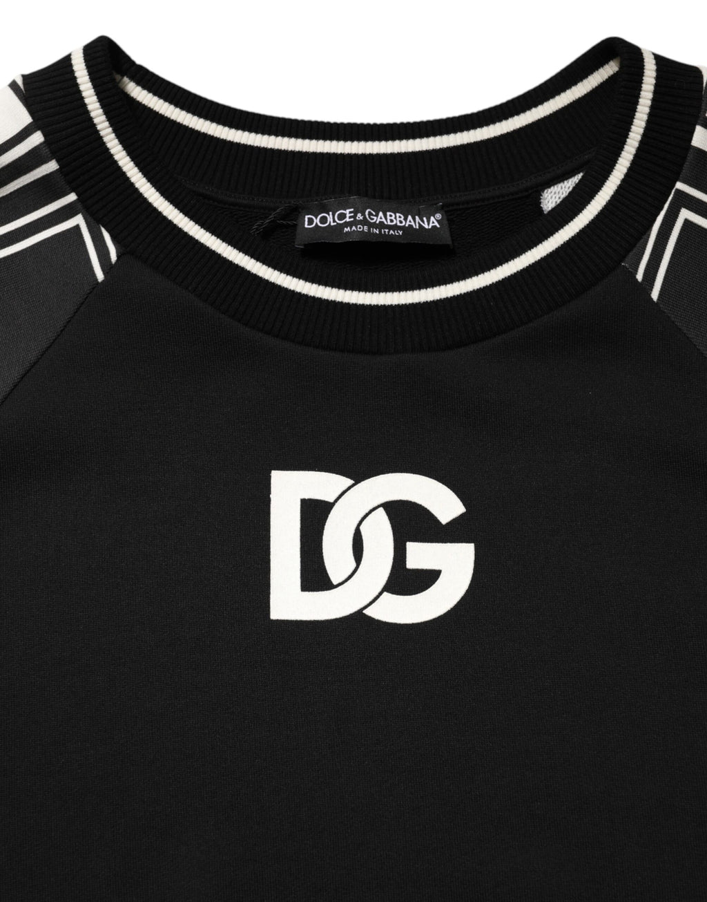 Dolce & Gabbana Black Magnificent DG Logo Sweatshirt Sweater