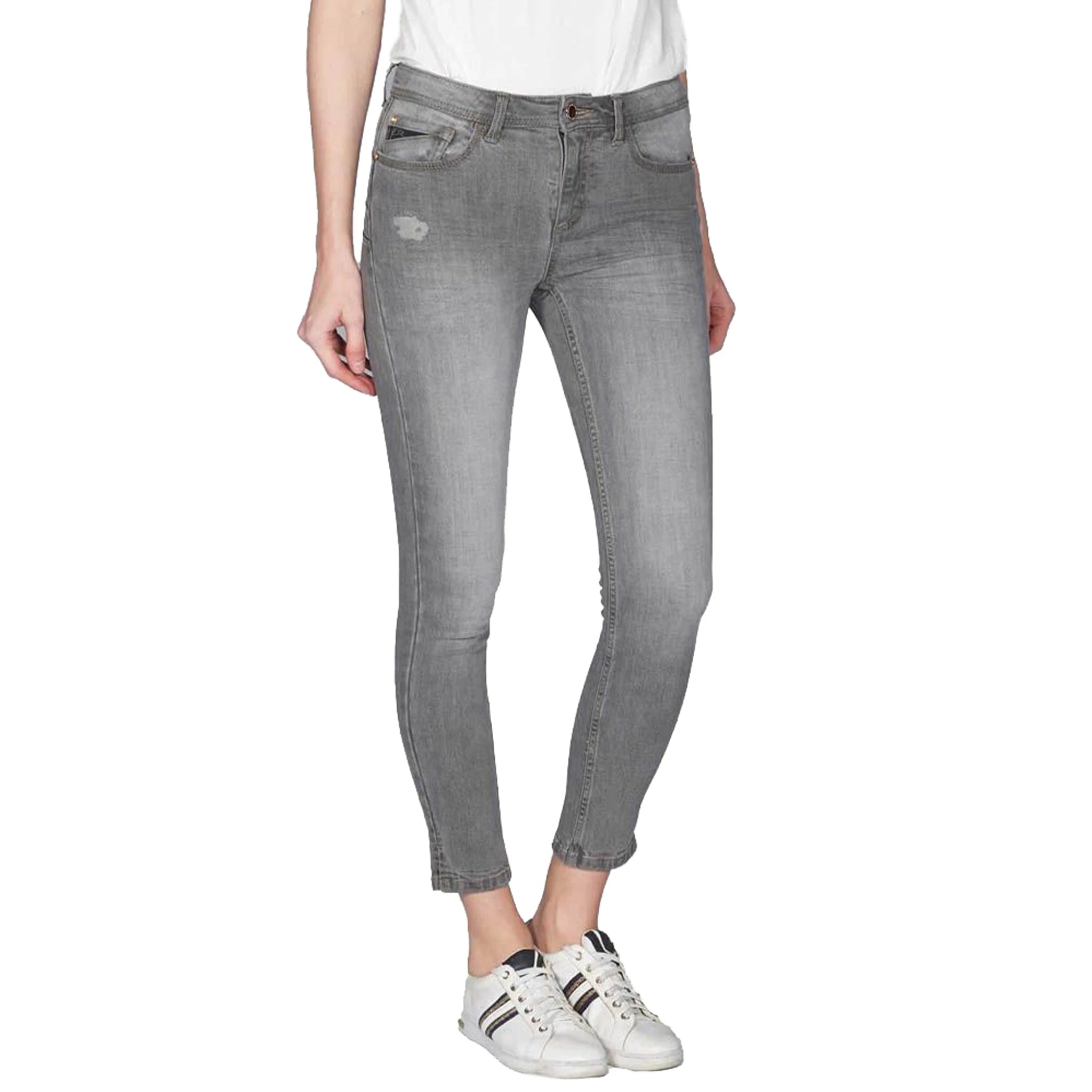 Yes Zee Jeans Denim Grey Woman