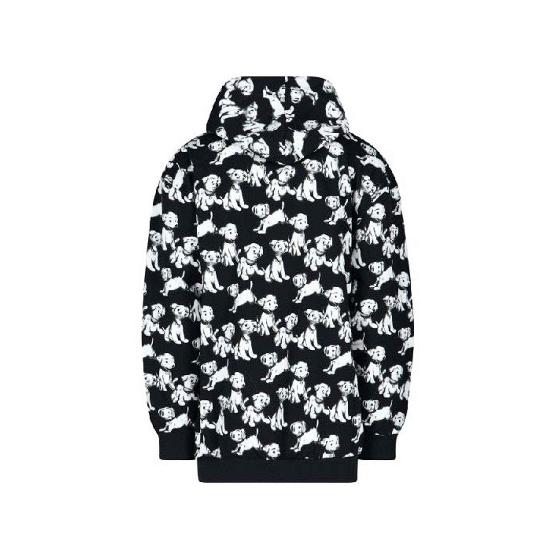 Celine Hooded Printed Dogs Sweatshirt