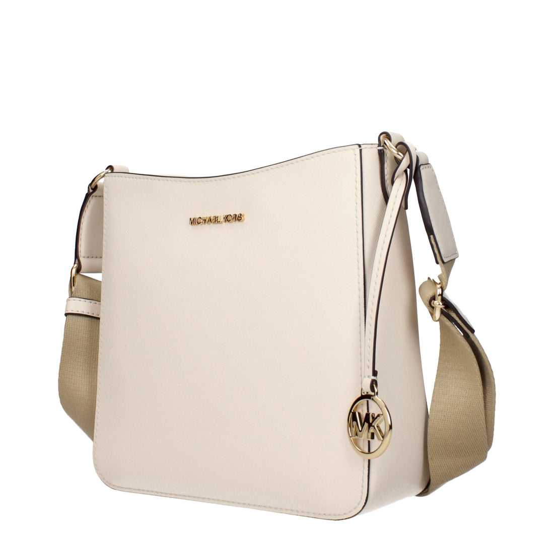 Michael Kors Beige Leather Shoulder Bag