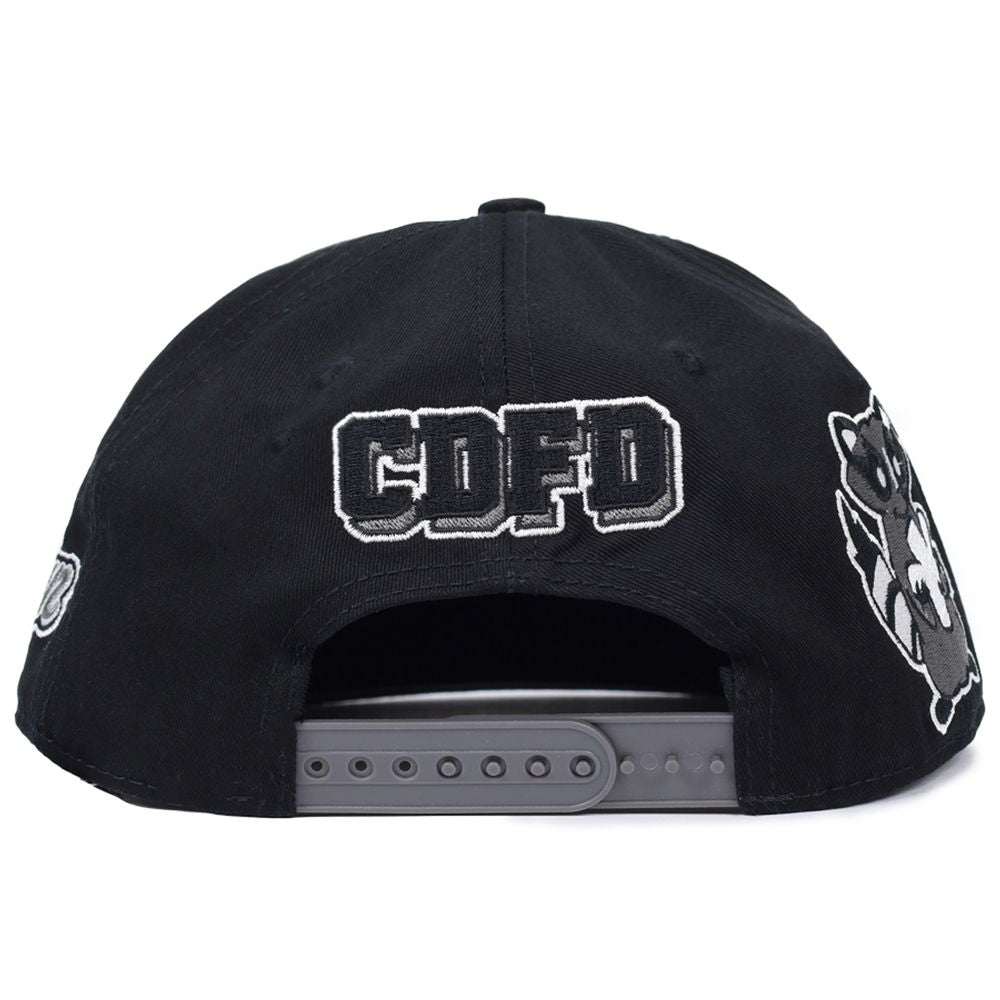 Casquette en coton noir Comme Des Fuckdown