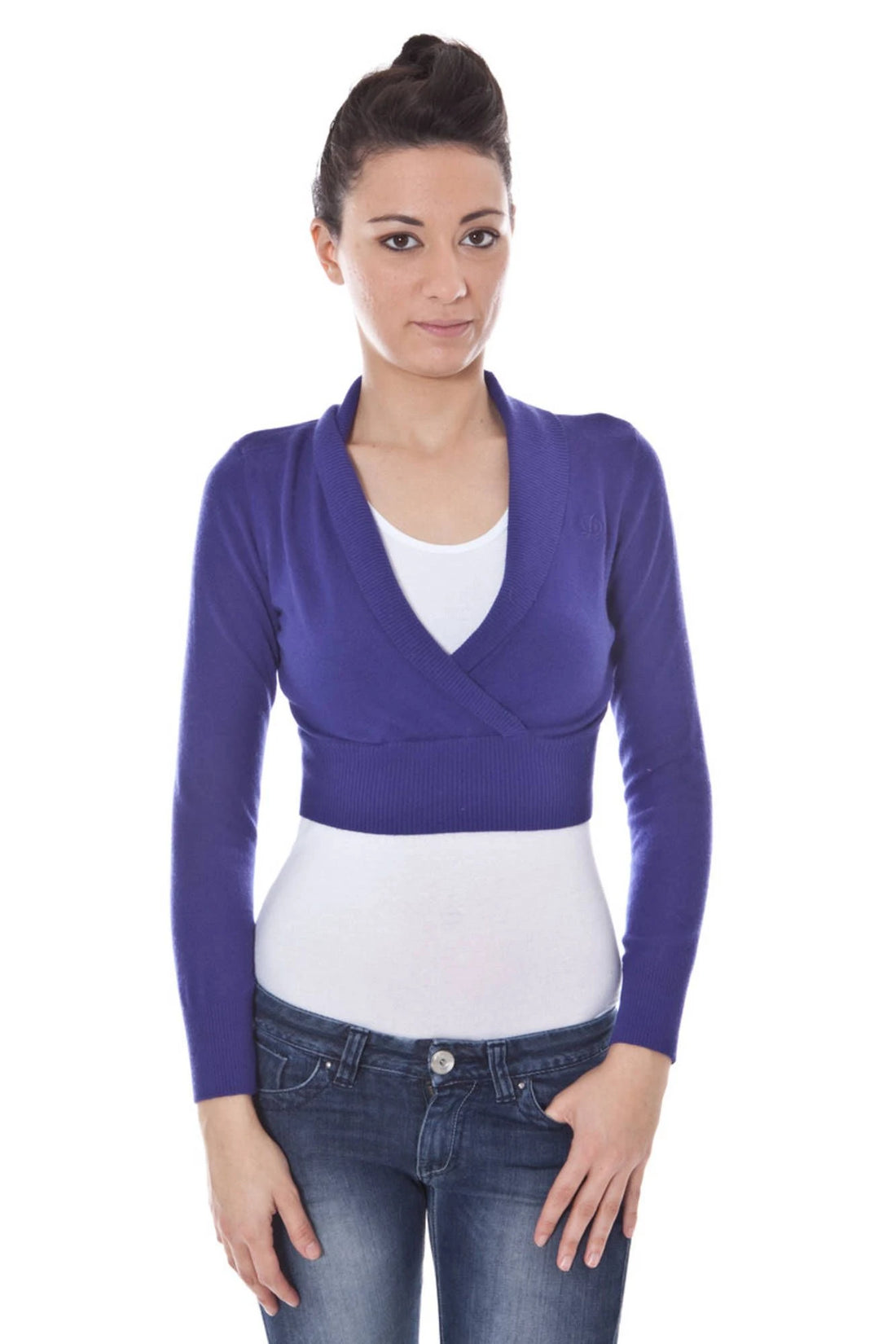 DATCH SHRUG LONG SLEEVES PURPLE WOMAN