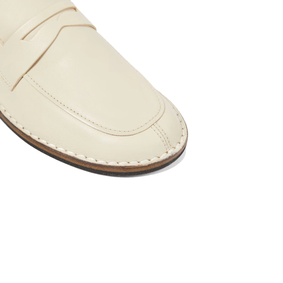 The Row Cary Leather Loafers