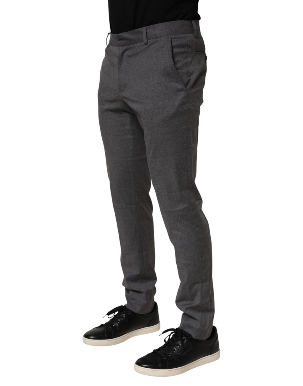 Daniele Alessandrini Graue Polyester-Hose für formelle Anlässe