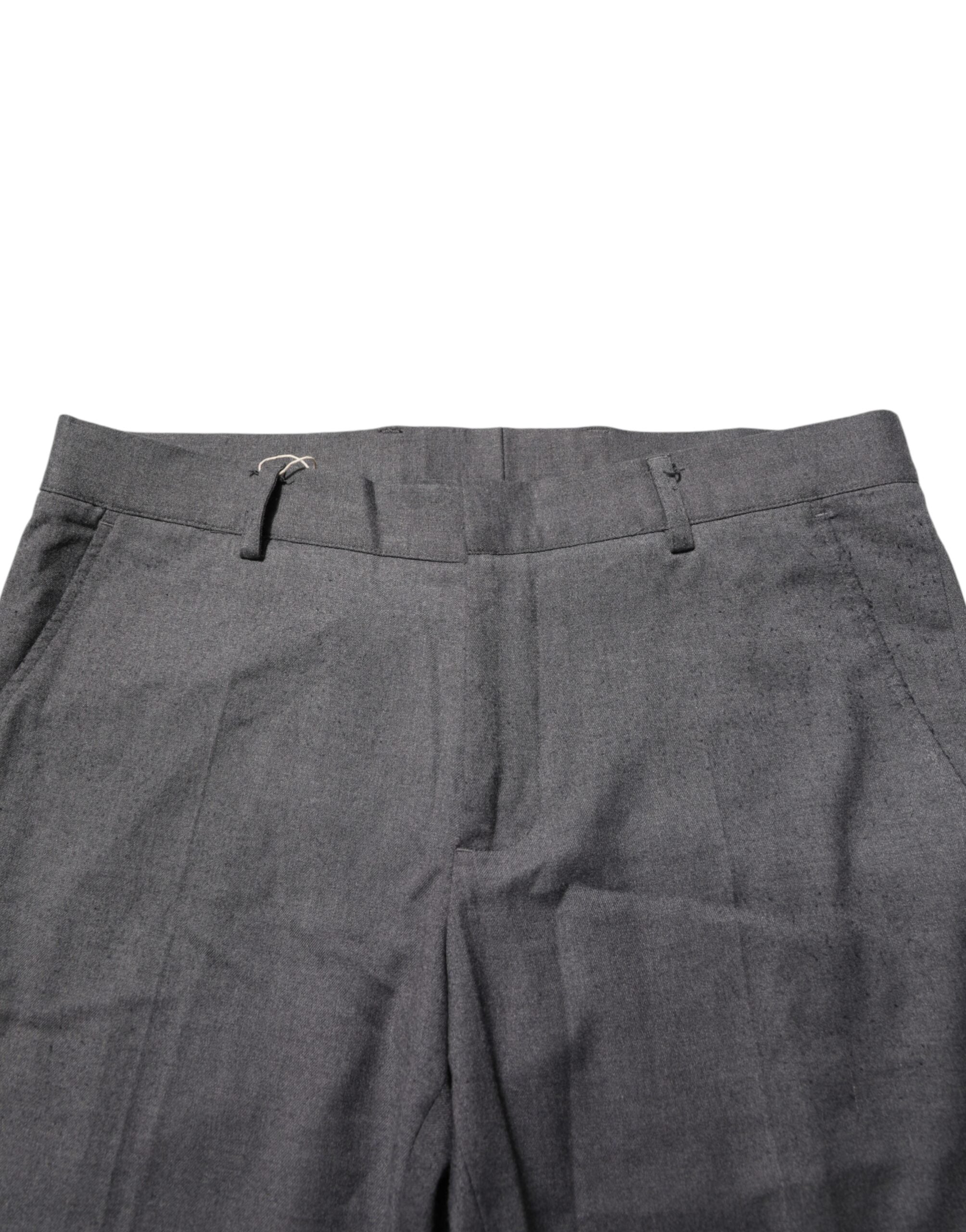 Daniele Alessandrini Graue Polyester-Hose für formelle Anlässe