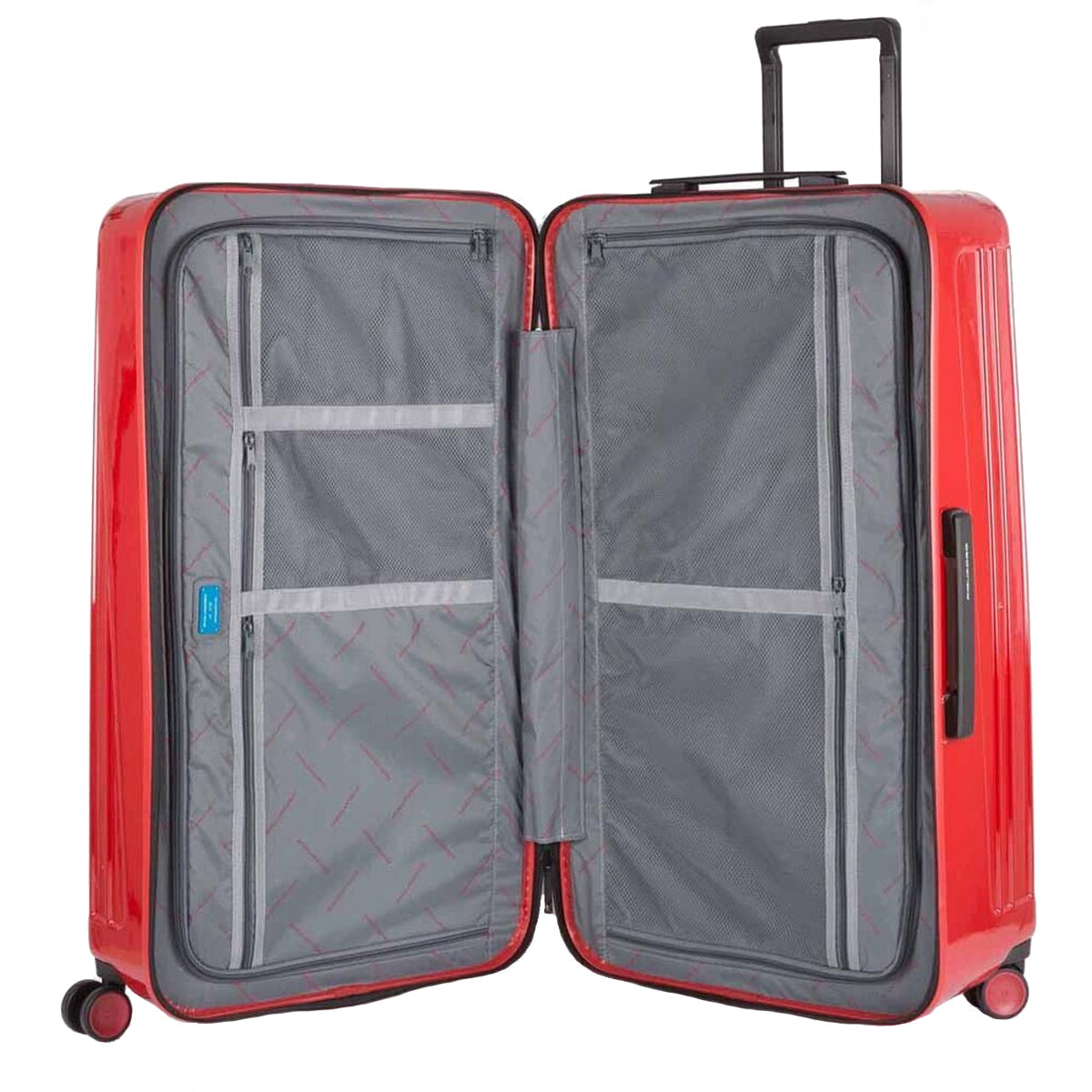 Piquadro Red Polycarbonate Luggage And Travel