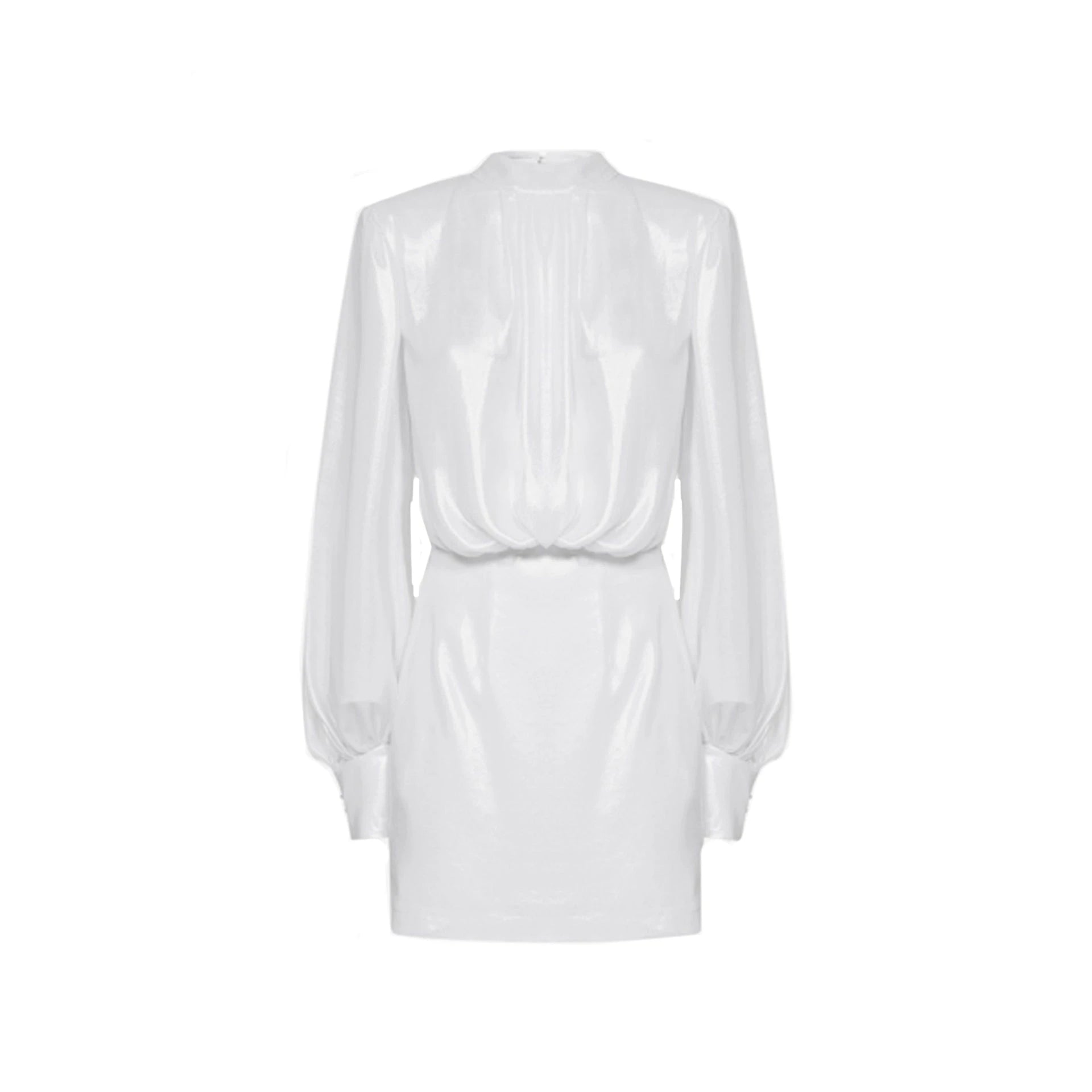 Blanca Vita Abelia Laminated Mini Dress