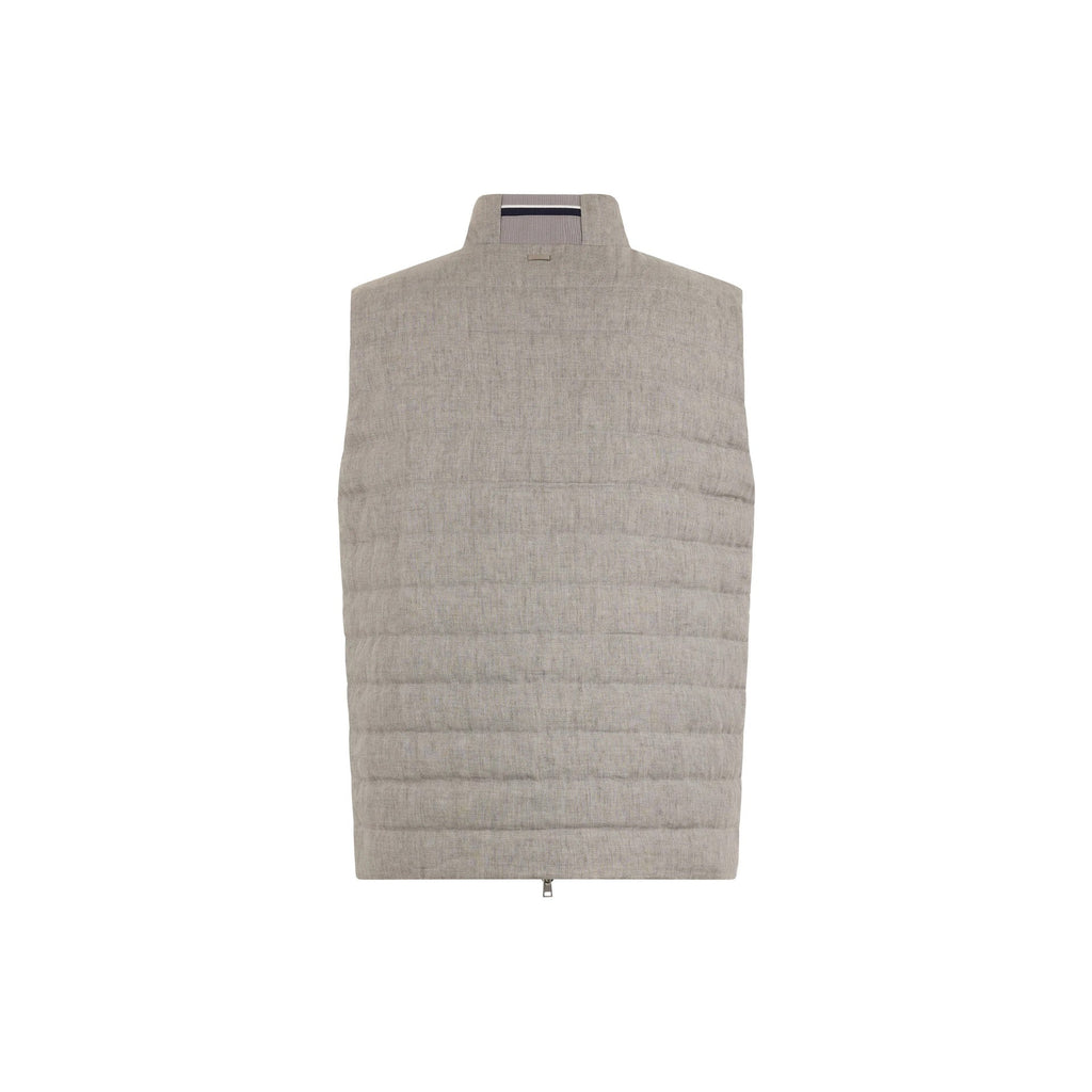 Herno Linen Down Gilet