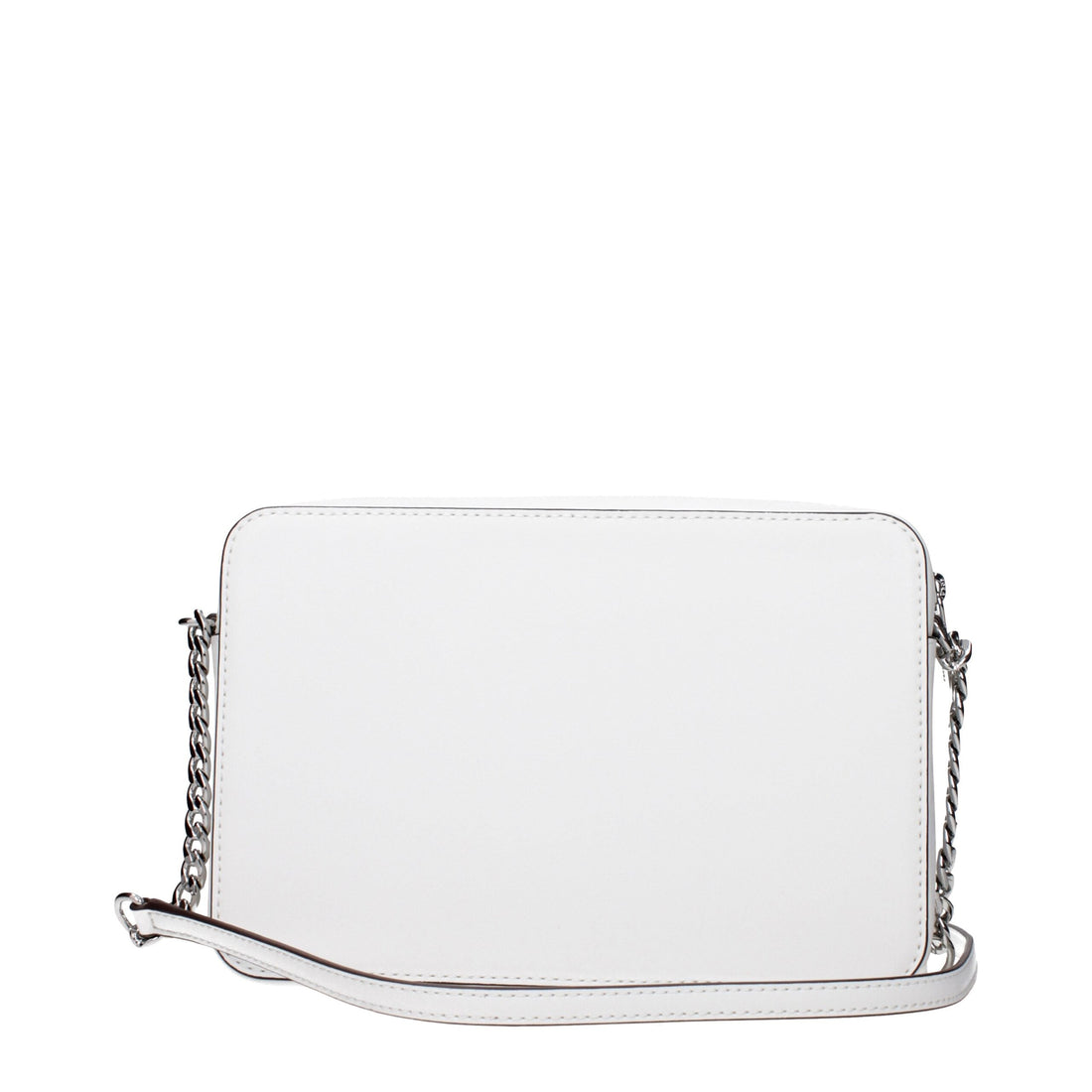Michael Kors White Leather Crossbody Bag